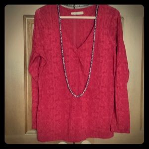 Burn out pattern top